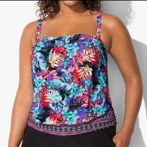 BANDEAU BLOUSON TANKINI - Swimsuits for All